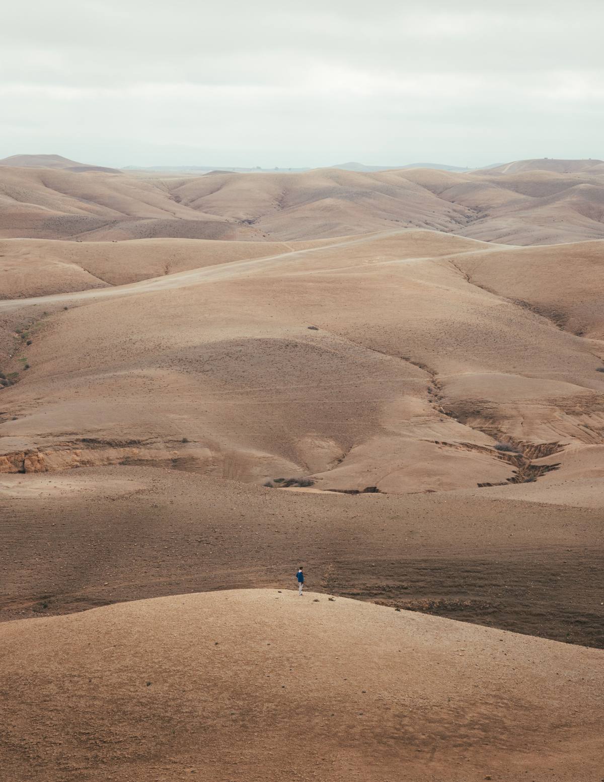 Stony hills of the Agafay desert