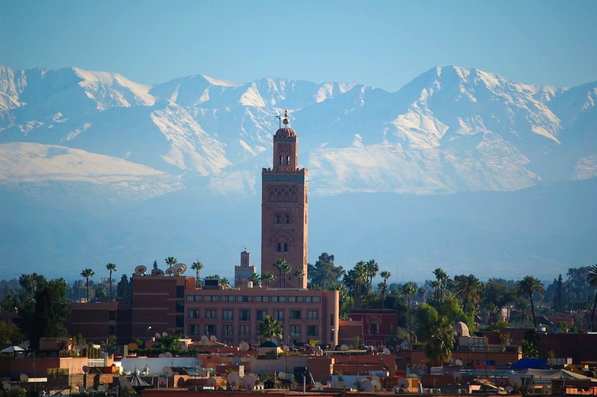 Marrakech souks and medina