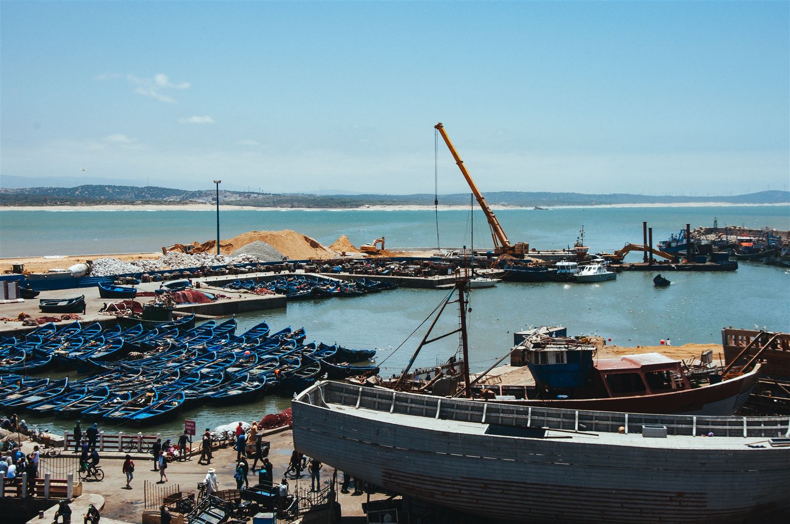 Fishing port on Morocco's Atlantic coast