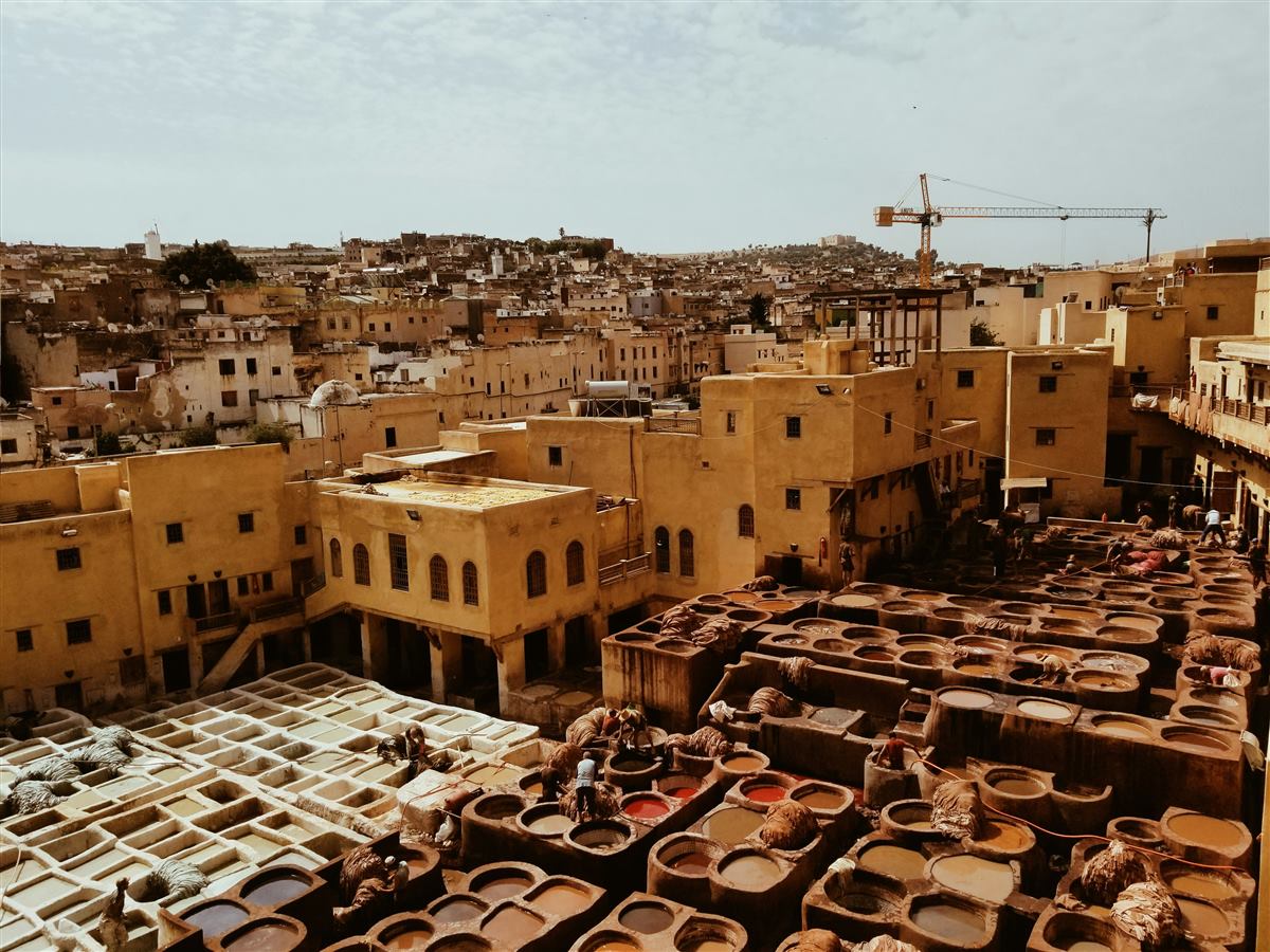 Chouara Tanneries in Fes Morocco