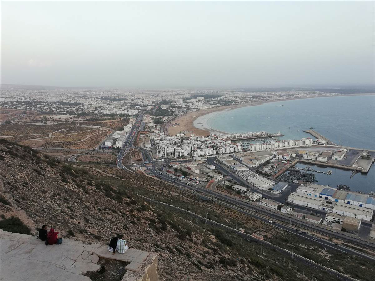 Agadir marina promenade seafront Morocco