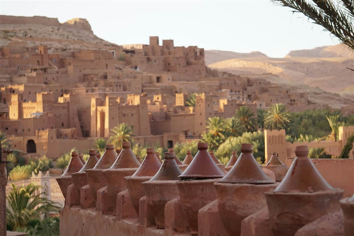 Ait Benhaddou alleys inside ksar Morocco