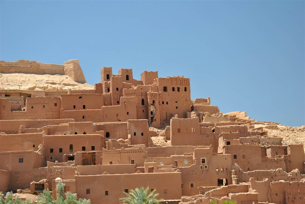 Ounila River viewpoint Ait Benhaddou Morocco