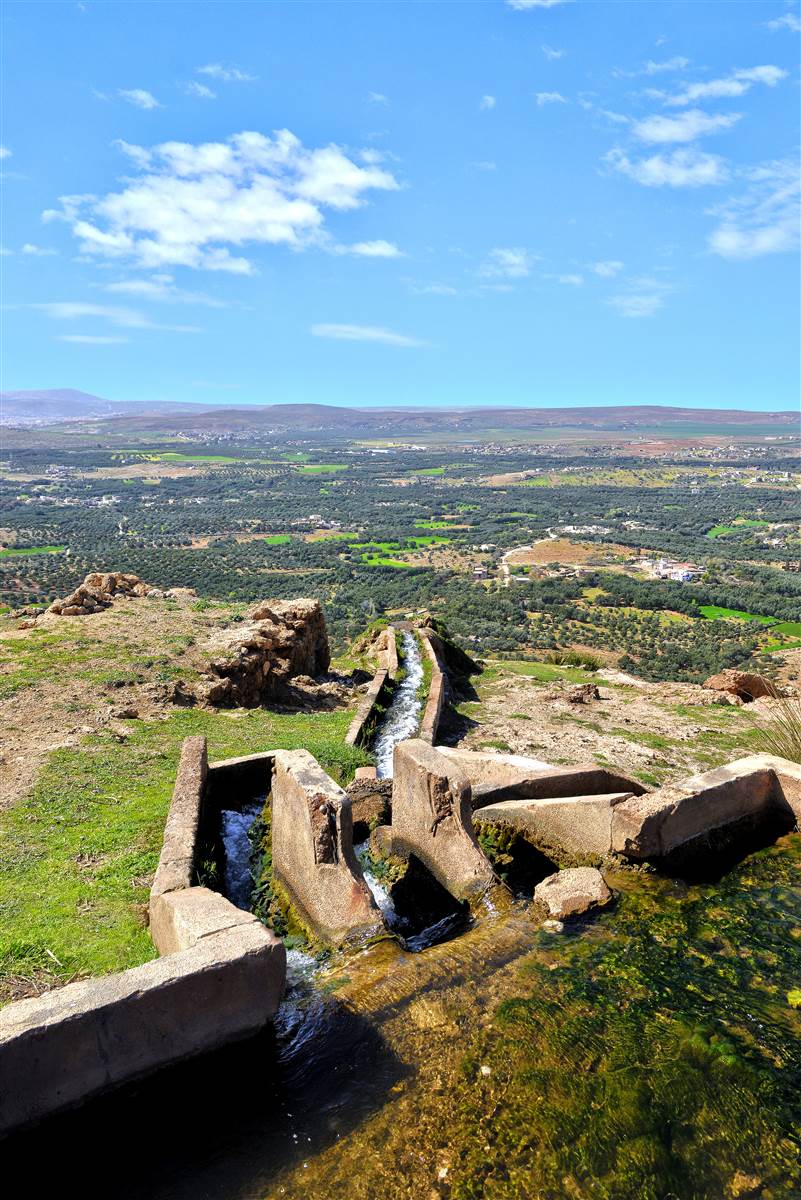 Middle Atlas mountain road Azrou Morocco