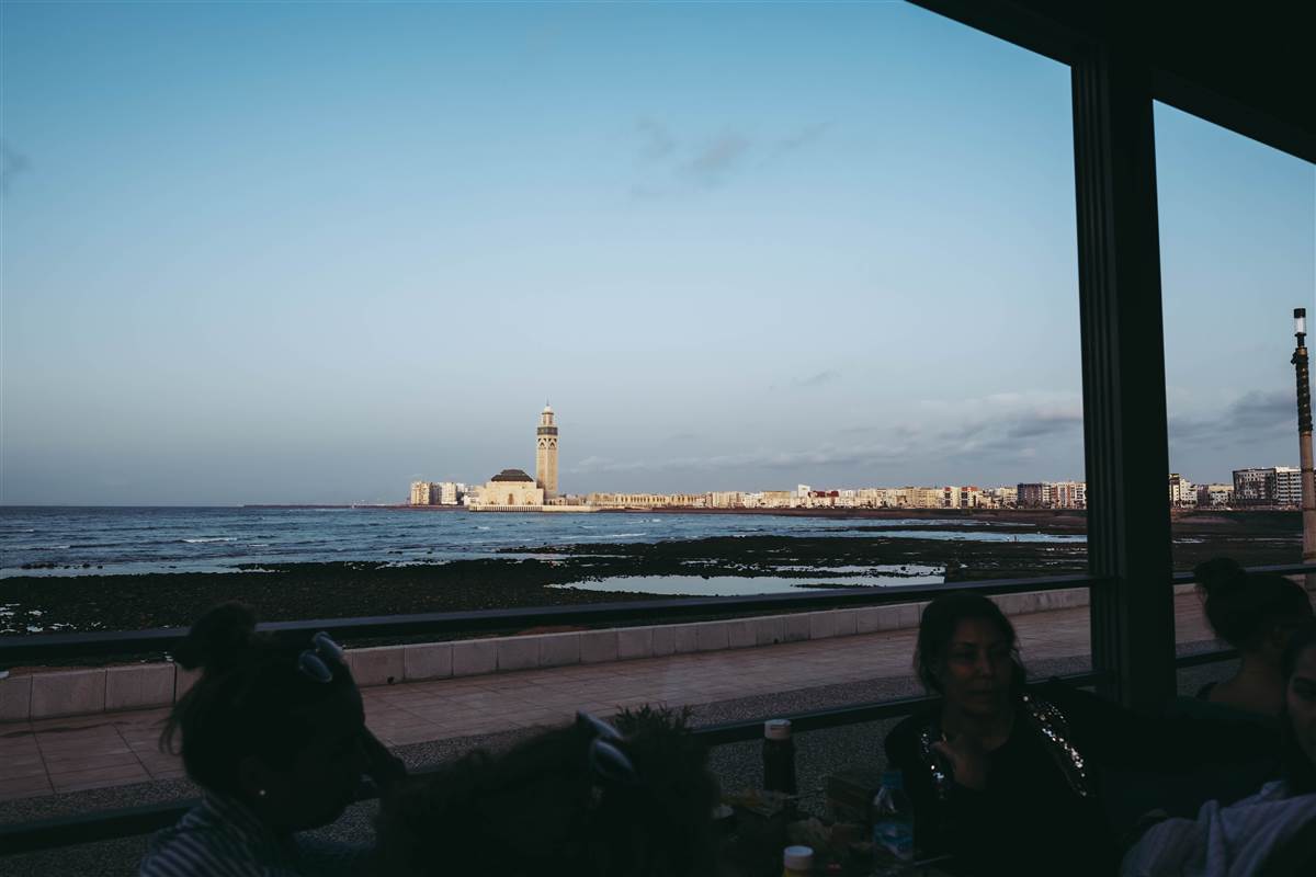 Hassan II Mosque waterfront Casablanca Morocco