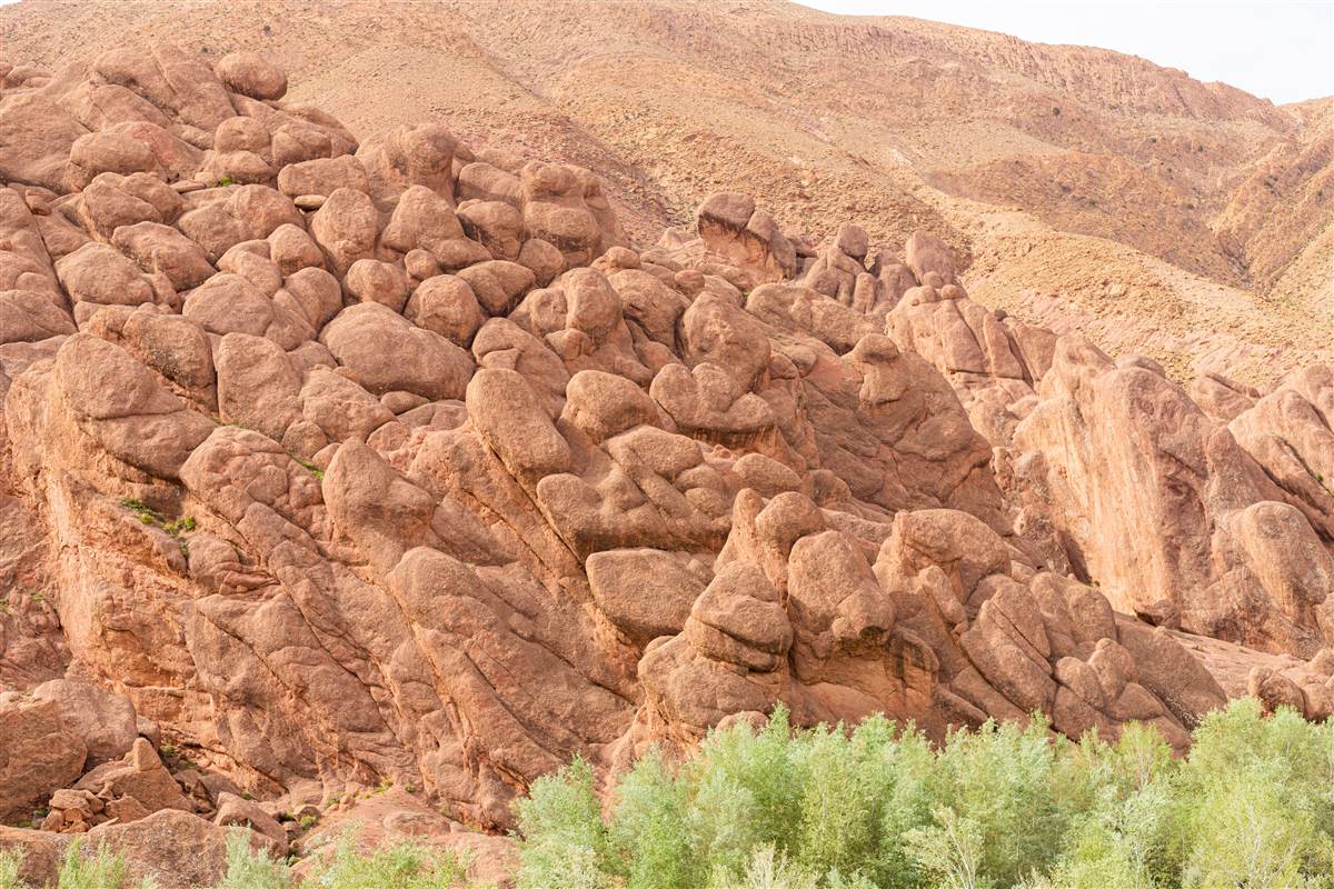 Dades Valley kasbahs canyon walls Morocco