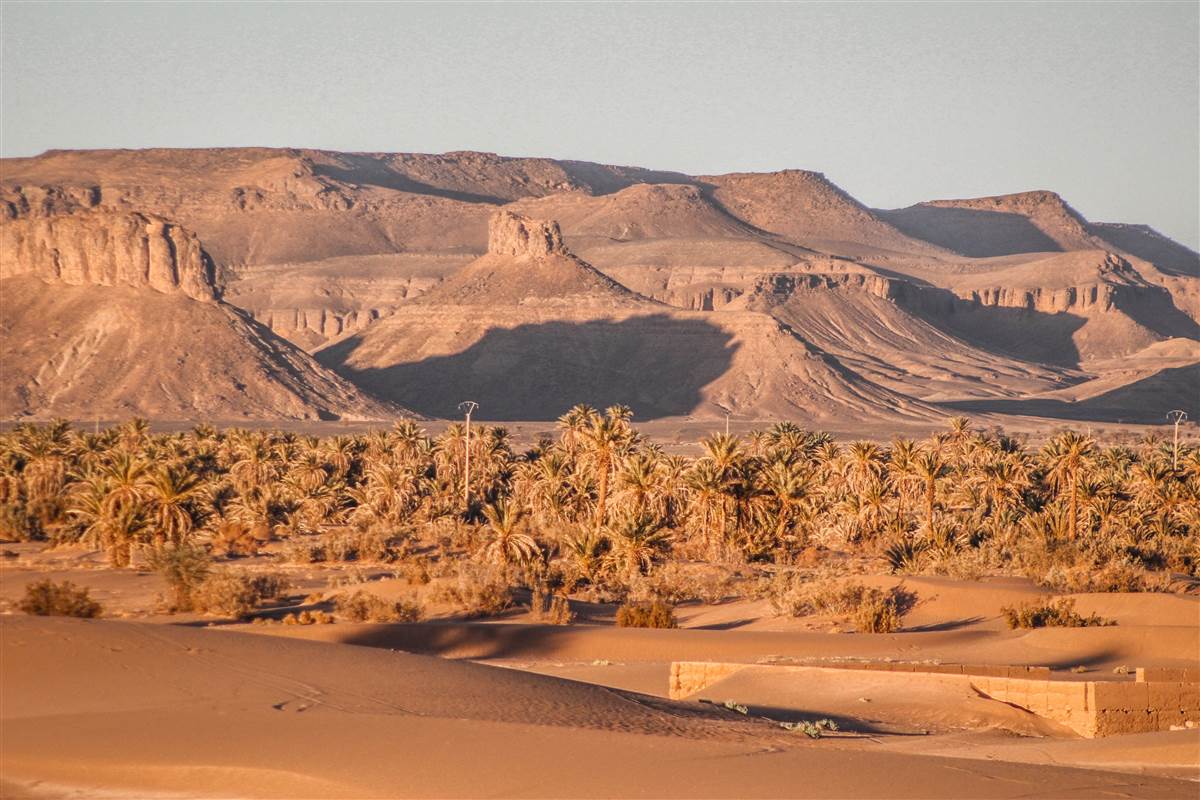Errachidia desert route to Merzouga Morocco