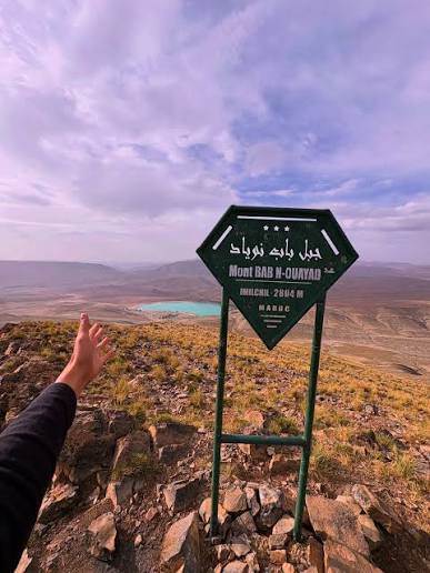 Lake Tislit twin lakes Imilchil Morocco