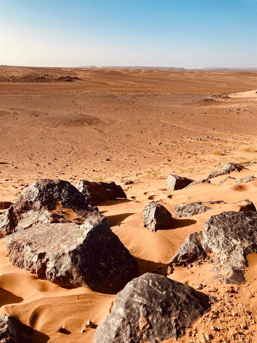 Sahara desert camp night Merzouga Morocco