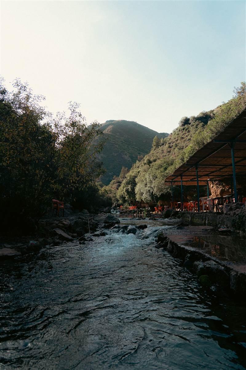 Ourika Valley waterfalls Amazigh village Atlas Mountains Morocco