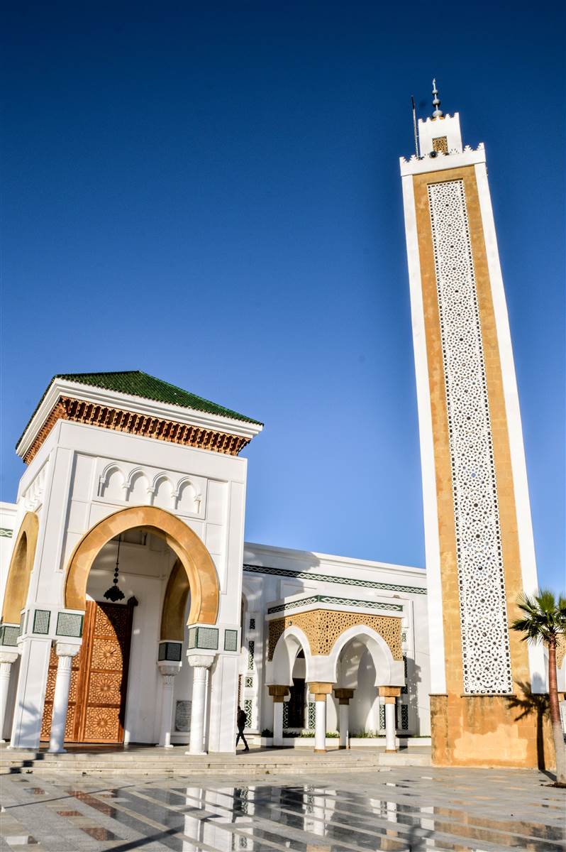 Grand Socco medina gateway in Tangier Morocco