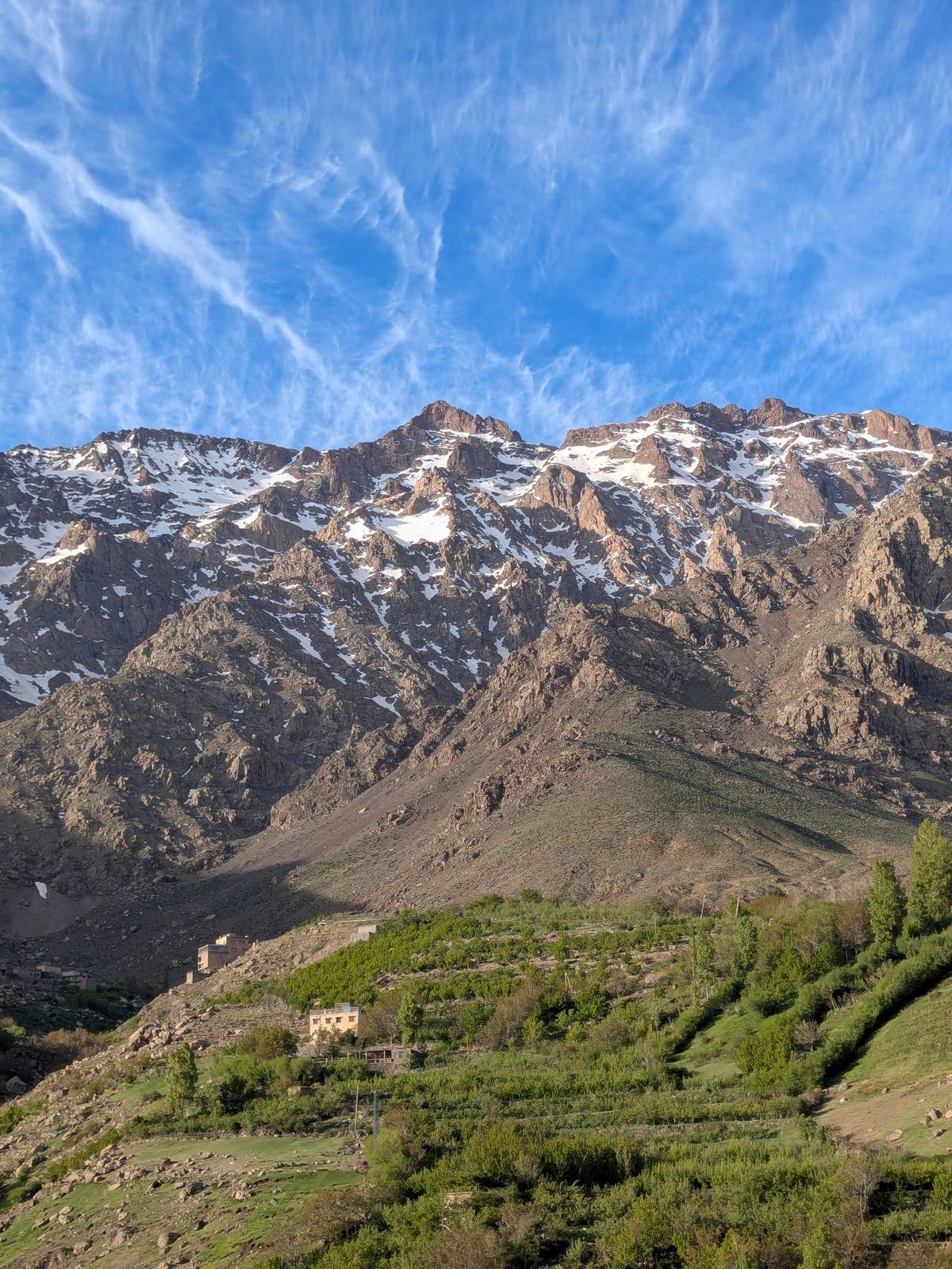 Snow-capped Toubkal massif